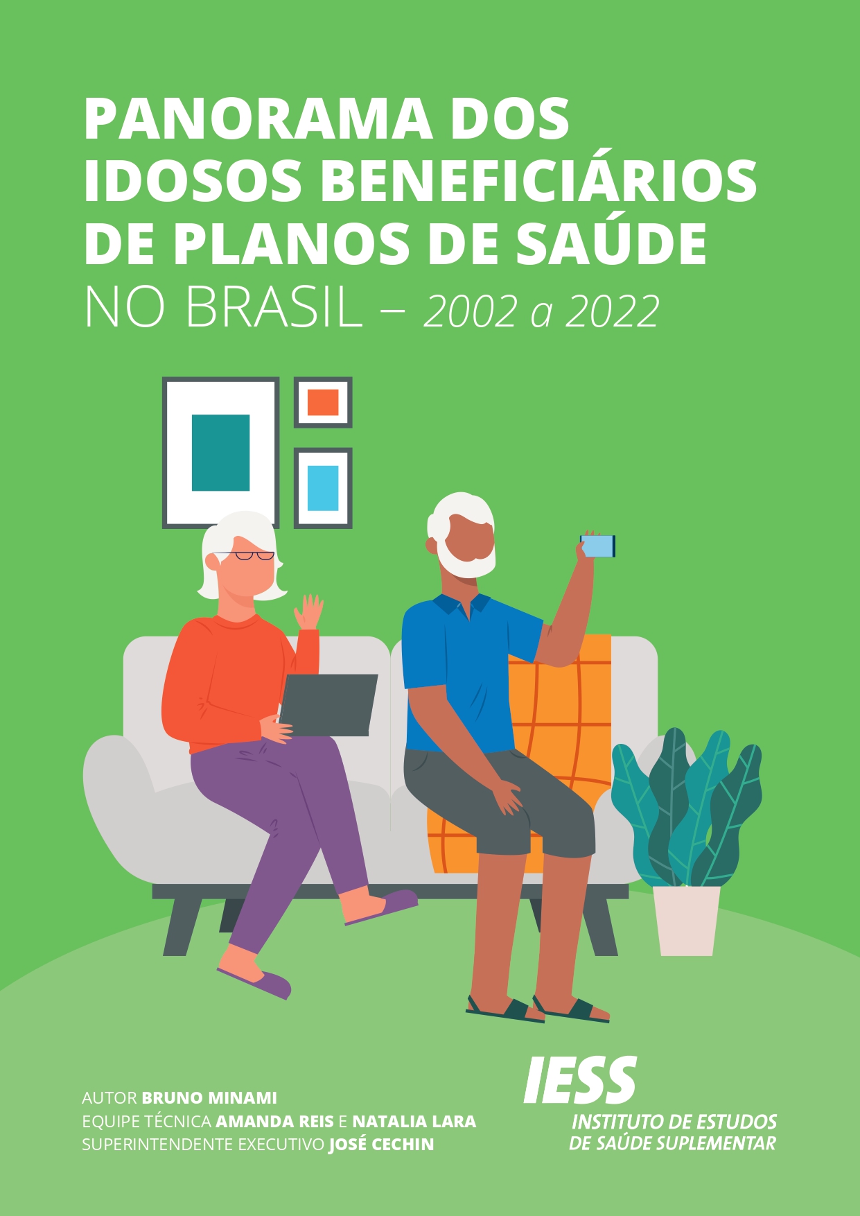 Panorama dos Idosos Beneficiários de Planos de Saúde no Brasil – 2002 a 2022  Texto:  Este estudo especial mostra o crescimento do número de ido¬sos (com 60 anos ou mais) em planos de saúde de assistência médico¬-hospitalar, registrando, em março de 2022